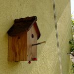 Vogelhaus mit Dachziegel